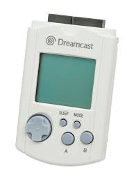 White Dreamcast Visual Memory Unit